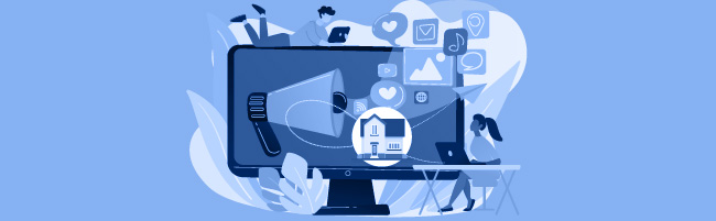 How do I market my real estate business on social media?