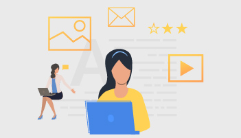 Customized content to educate and engage customers 